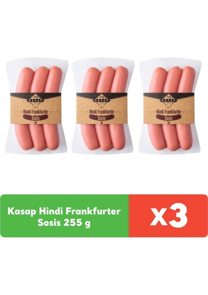 Kasap Hindi Frankfurter Sosis 255 g x 3 adet modelleri