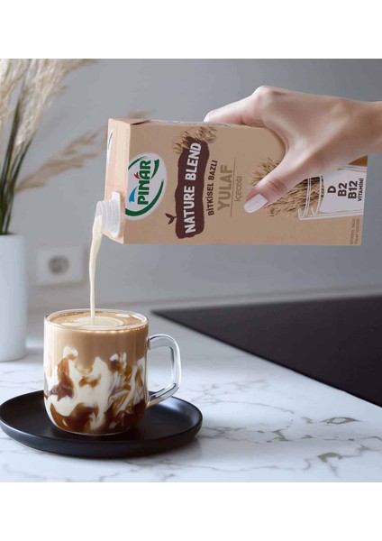 Nature Blend Bitkisel Bazlı Yulaf Içeceği 1 L Vegan Laktozsuz Ilave Şekersiz x 2 Adet