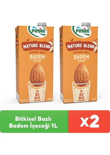 Nature Blend Bitkisel Bazlı Badem Içeceği 1 L Vegan Laktozsuz x 2 Adet modelleri