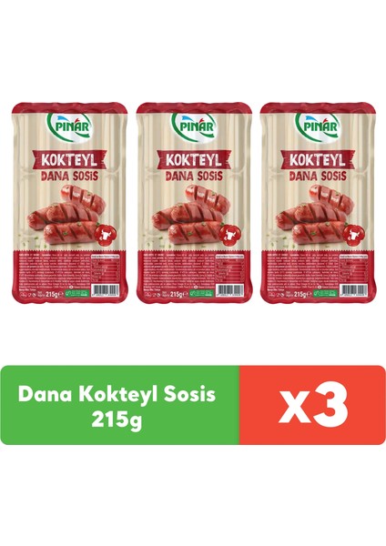 Dana Kokteyl Sosis 215g x 3 adet modelleri