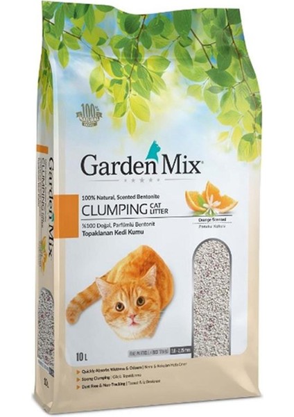 Gardenmix Bentonit Portakallı İnce 10L