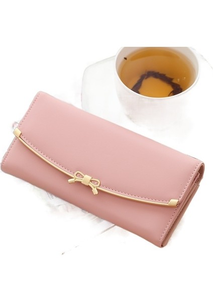 Bayanlar Uzun Klip Büyük Fatura Çok Fonksiyonlu Cüzdan (Yurt Dışından)