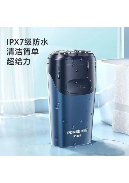 Taşınabilir Erkek Elektrikli Tıraş Makinesi Mini Tıraş Makinesi Tam Vücut Yıkanabilir (Yurt Dışından)