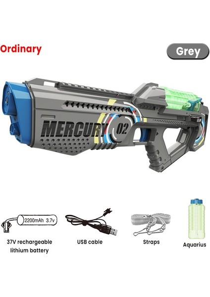 Otomatik Işıklı Su Tabancası, Elektrikli Sürekli Ateşlemeli Su Tabancası, Yaz Açık Hava Yüzme Havuzu Oyuncakları (Yurt Dışından)