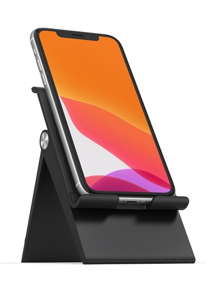 Yükseklik Ayarlı Telefon Tutucu Standı Siyah