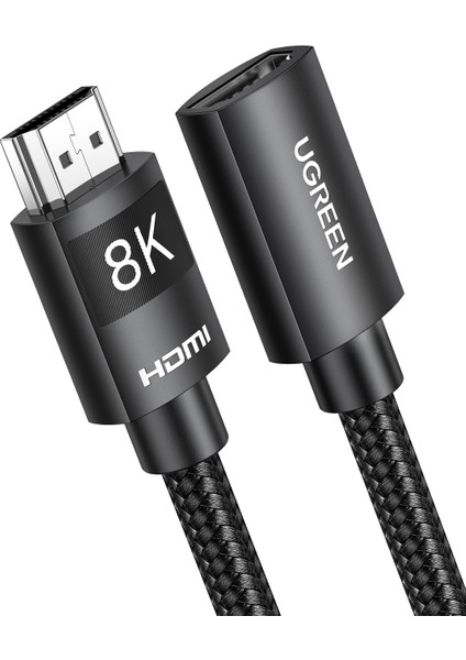 8k 60HZ Örgülü HDMI 2.1 Uzatma Kablosu 50CM fiyatları