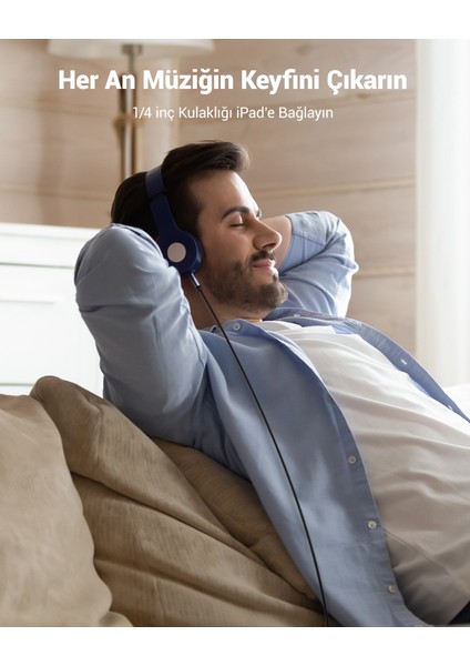 3.5mm To 6.5mm Stereo Jack Çevirici Dönüştürücü Adaptör