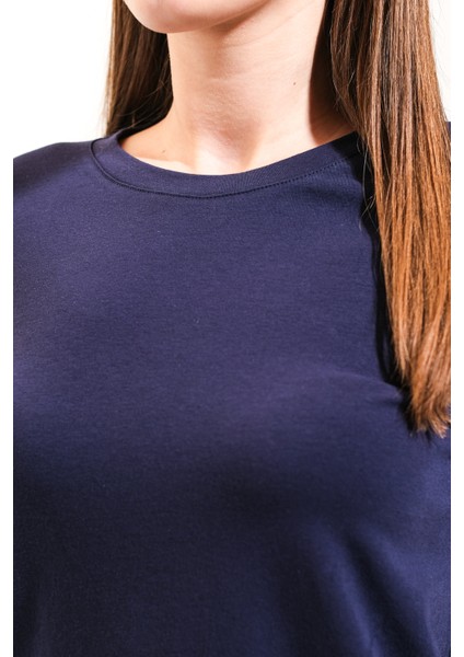 725108_KADIN Sportif Likralı Basic Kısa Kollu Tshirt modelleri