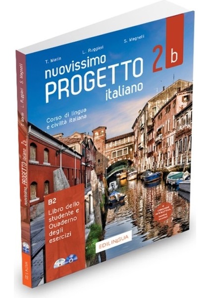Nuovissimo Progetto İtaliano 2B (Libro+ Quaderno+Esercizi İnterattivi+Dvd+Cd) - Telis Marin