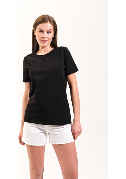 725108_KADIN Sportif Likralı Basic Kısa Kollu Tshirt modelleri
