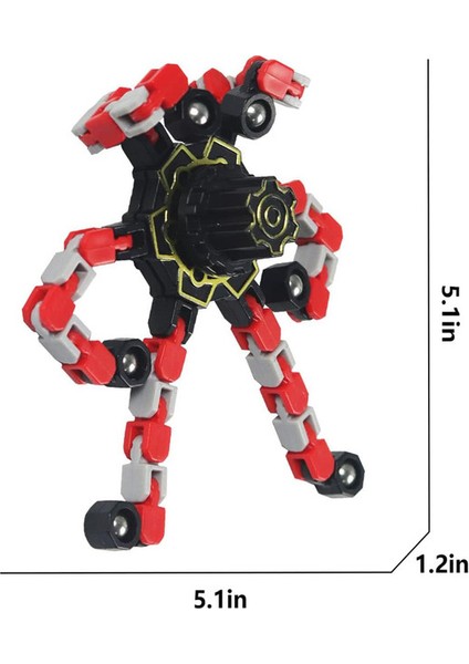 4 Adet Fidget Spinners, Deforme Olabilen Robot Parmak Ucu Oyuncakları, Çocuklar Için Dıy Deforme Olabilen Gyro Oyuncakları Erkek Kız, Doğum Günü Hediyeleri (Yurt Dışından) indirimleri