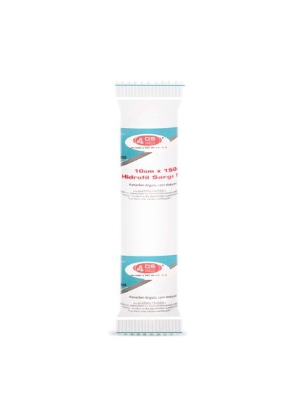 D'S Hidrofil Sargı Bezi 10 cm x 1,5 m