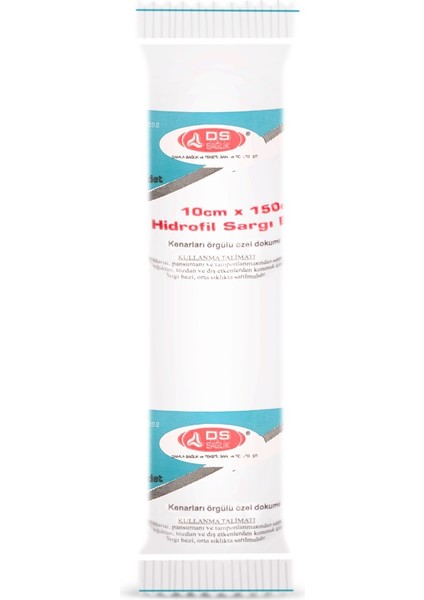 D'S Hidrofil Sargı Bezi 10 cm x 1,5 m fiyatları