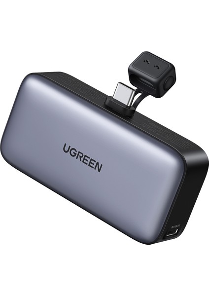 5.000 Mah 20W Taşınabilir Standlı Powerbank Siyah - 35338
