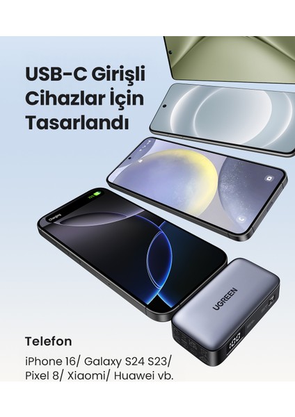 5.000 Mah 20W Taşınabilir Standlı Powerbank Siyah - 35338