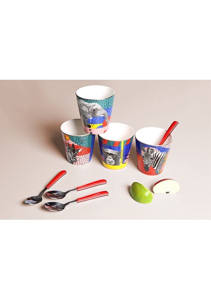 Wild Life 4'lü Bardak Seti 320cc fiyatları