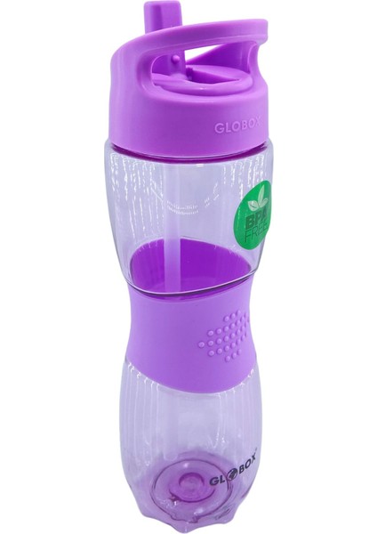 Pipetli Tritan Matara Lila 600 ML