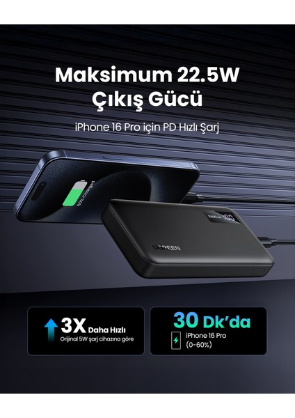 10.000 Mah Pd 3.0 Hızlı Şarj Powerbank fırsatları