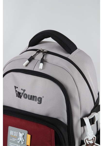 Ortopedik ve Suya Dayanıklı Siyah Okul Sırt Çantası (51944) modelleri