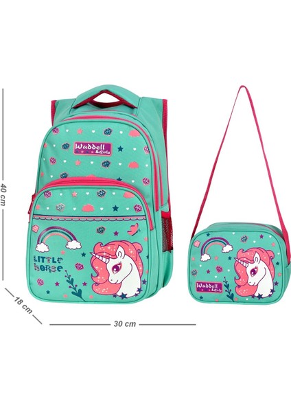 Little Horse İlkokul Çantası Beslenme Çantalı 3003