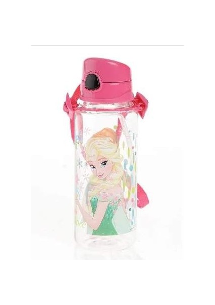 Frozen 78728 Lisanslı Şeffaf Su Matarası 500 Ml.