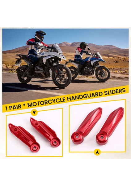 Motosiklet Gidon El Koruyucu Koruma Kaydırıcıları El Koruyucu Koruyucu Bmw R1300GS R 1300 Gs Adv 2024 2025 Kırmızı (Yurt Dışından) indirimleri