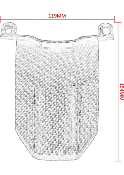 Motosiklet Koltuk Altı Paneli Yan Kapağı Arka Kaporta Paneli Kaplama Kapağı Yamaha Mt-07 Fz-07 2012-2017 (Yurt Dışından) fiyatları