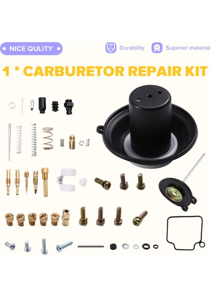 Honda Rebel 250/CMX 250/CA250 1985 - 2016 Karbüratör Tamir Takımı Pistonlu Tek Karbüratör Versiyonu (Yurt Dışından) fırsatları