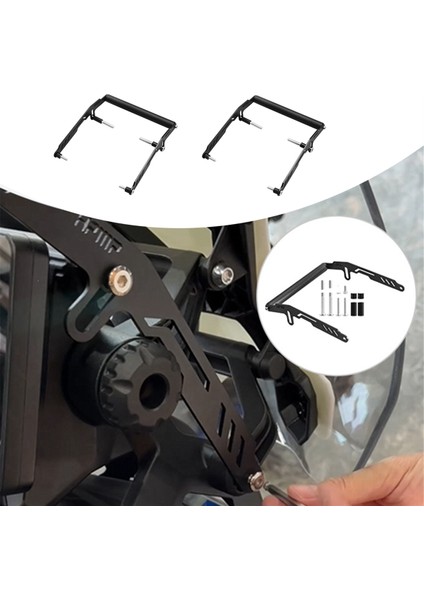 2 Adet Motosiklet Navigasyon Braketi Telefon Genişletme Braketi Zontes 368G Için Çok Işlevli Braket (Yurt Dışından) fırsatları