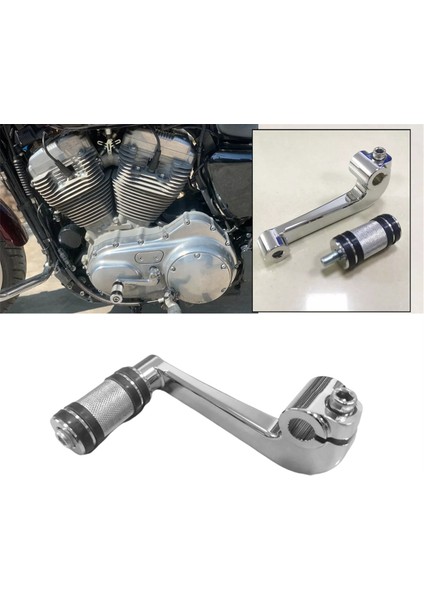 Harley Sportster XL883 1200 2004-2023 Için Pedallı Krom Orta Kontrol Vites Kolu Vites Kolu (Yurt Dışından) modelleri