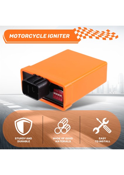 Motosiklet - Ateşleme Kutusu Ayarlanabilir Yarış Cdı Değiştirilmiş 4 Hızlı Ayarlanabilir Ateşleyici Yamaha YBR125 Yb 125 Euro Iı Dc Için (Yurt Dışından) fırsatları