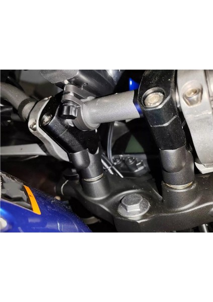 Motosiklet 22MM Sap Yükseltici Çubuk Takımı Yükseklik Arttırma Taban Yükseklik Arttırma ve 22MM Sap Için Geri Vites Gümüş (Yurt Dışından) modelleri