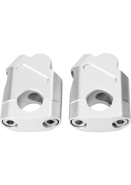 Motosiklet 22MM Sap Yükseltici Çubuk Takımı Yükseklik Arttırma Taban Yükseklik Arttırma ve 22MM Sap Için Geri Vites Gümüş (Yurt Dışından) indirimleri