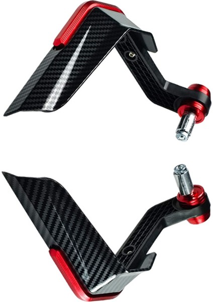 Motosiklet Tutacak El Koruyucuları Rüzgar Koruyucu Fırça Çubuğu Dekorasyonu Evrensel Tutacak Koruma Kılıfı Gidon El Koruyucusu Kırmızı (Yurt Dışından) fiyatları