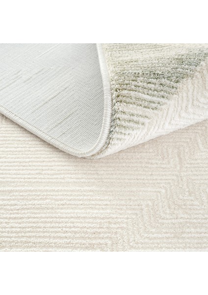 safir 8620 Krem Yolluk Uzun Antre Hol Koridor Halısı Makine Dokuması Modern Yatak Odası Halı Yolluk