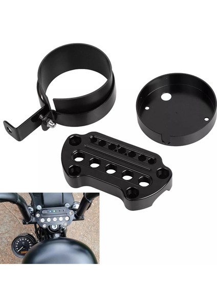 Harley Sportster Xl 883 Için Yan Hız Göstergesi Braketi Yer Değiştirme Göstergesi Kelepçesi (Yurt Dışından) fiyatları