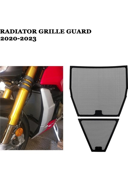 Motosiklet Aksesuarları Radyatör Izgarası Izgara Koruyucu Koruma Kapağı Ducati Streetfighter V4 V4S 2020-2023 V4 S (Yurt Dışından) modelleri