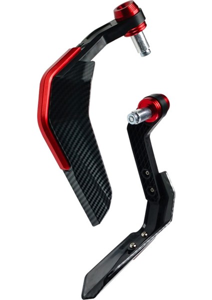 Motosiklet Tutacak El Koruyucuları Rüzgar Koruyucu Fırça Çubuğu Dekorasyonu Evrensel Tutacak Koruma Kılıfı Gidon El Koruyucusu Kırmızı (Yurt Dışından) indirimleri