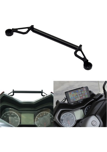 Motosiklet Telefon Navigasyon Plaka Braketi Ön Cam Telefon Standı Yamaha Xmax 125 250 300 2017-2021 (Yurt Dışından) fiyatları