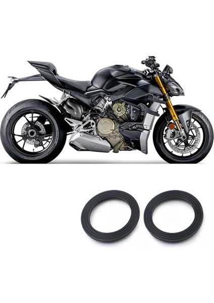 Motosiklet Silindir Kapağı Contası Valf Kapağı Contası Kauçuk Conta Ducati Streetfighter Multistrada V4 V4S Için (Yurt Dışından) fiyatları