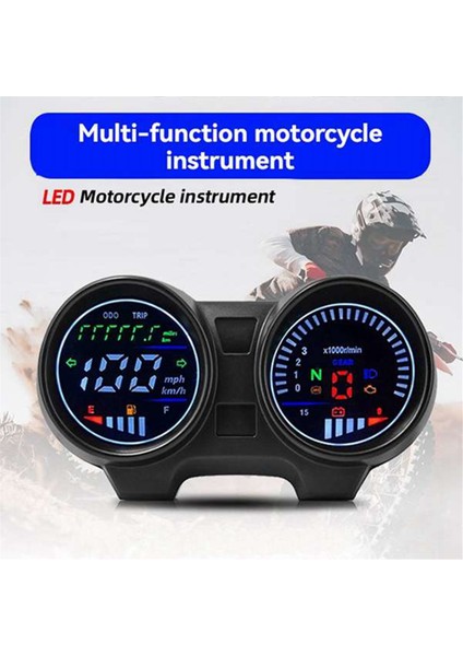 Brezilya Için Tıtan Için Honda CG150 2004-2009 Dijital LED Motosiklet Sıcaklık Ölçer Hız Göstergesi (Yurt Dışından) fırsatları