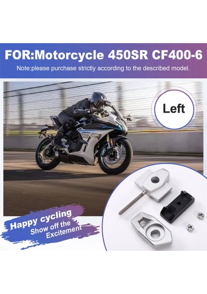 Araba Zinciri Gerginlik Ayarlayıcısı Baffle Vida Arka Çekme Ayar Bloğu Cfmoto 450SR CF400-6 Sol (Yurt Dışından) fırsatları