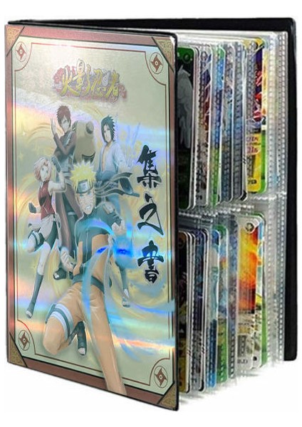Cep 160 Kart Naruto Albüm Naruto Uzumaki Karikatür Anime Oyun Haritası Kart Tutucu Koleksiyonu Yüklü Liste Çocuk Oyuncak (Yurt Dışından) fiyatları