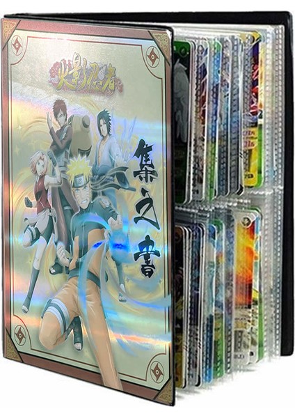 Cep 160 Kart Naruto Albüm Naruto Uzumaki Karikatür Anime Oyun Haritası Kart Tutucu Koleksiyonu Yüklü Liste Çocuk Oyuncak (Yurt Dışından) modelleri