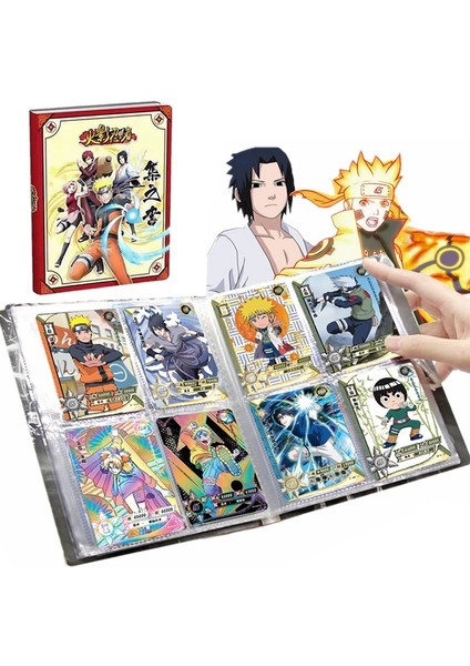 Cep 160 Kart Naruto Albüm Naruto Uzumaki Karikatür Anime Oyun Haritası Kart Tutucu Koleksiyonu Yüklü Liste Çocuk Oyuncak (Yurt Dışından) indirimleri