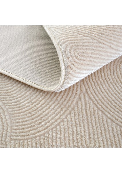 safir 8613 Bej Yolluk Uzun Antre Hol Koridor Halısı Makine Dokuması Modern Yatak Odası Halı Yolluk