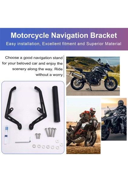 Motosiklet Gps Telefon Tutucu Navigasyon Braketi Montaj Standı Benelli TRK702 Trk 702 x TRK702X 2022- (Yurt Dışından) fırsatları