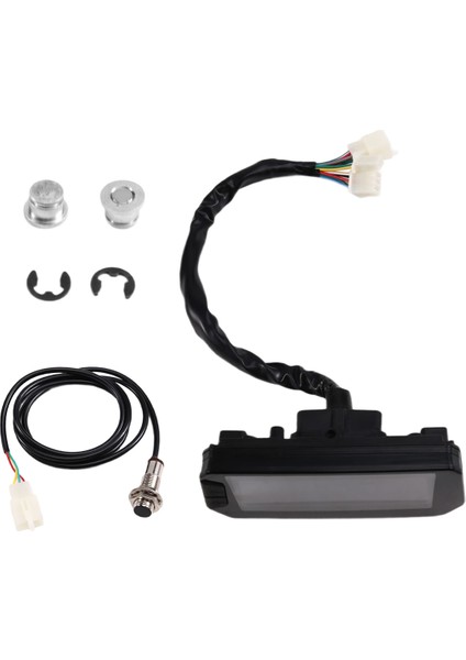 Motosiklet/elektrikli Scooter Kontrol Cihazı Için LCD Ekranlı Gösterge Hız Ölçer (Yurt Dışından)