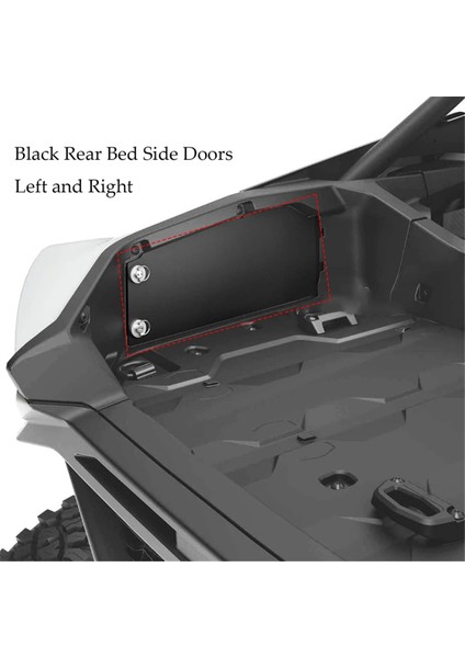 Off-Road Motosiklet Utv Sol ve Sağ Taraf Depolama Kapısı Kapağı Arka Kargo Kutusu Kapağı Takımı Can-Am Maverick R 2024 Için (Yurt Dışından) indirimleri