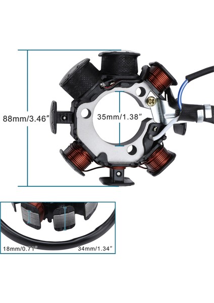 Honda CRF230F 2003-2017 Için Motosiklet Manyeto Stator Bobini 31120-KPS-902 Motosiklet Aksesuarları (Yurt Dışından) modelleri